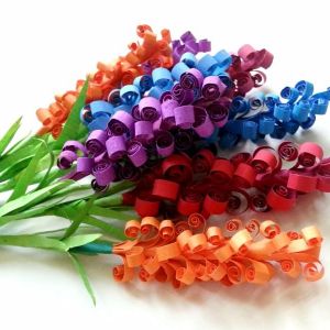 Аппликации из цветной бумаги306